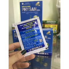 Hộp 10 gói thuốc sát khuẩn PhySan 20SL GÓI 16ml- Diệt vi khuẩn thối nhũn trên phong lan. Trị thối nhún, thối rễ, thối thân, thối quả, cháy bìa lá