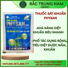 Hộp 10 gói thuốc sát khuẩn PhySan 20SL GÓI 16ml- Diệt vi khuẩn thối nhũn trên phong lan. Trị thối nhún, thối rễ, thối thân, thối quả, cháy bìa lá
