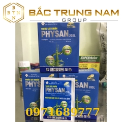 Hộp 10 gói thuốc sát khuẩn PhySan 20SL GÓI 16ml- Diệt vi khuẩn thối nhũn trên phong lan. Trị thối nhún, thối rễ, thối thân, thối quả, cháy bìa lá