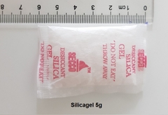 Gói hút ẩm Silicagel 5g vải đỏ