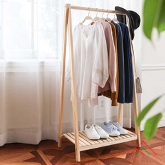 Kệ treo quần áo 1 tầng chữ A gỗ MDF nhập khẩu