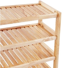 Kệ giày 6 tầng gỗ thông tự nhiên rộng 50cm