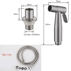 Vòi xịt cho chậu rửa chén Inox 304 Hobby