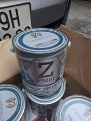 Z-PAINT 2.5Kg Trắng - Sơn phủ cao cấp trên Kẽm và Inox