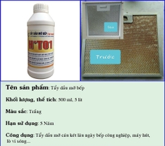 Tẩy dầu mỡ bếp  H+T01 -  Lọ 500ml