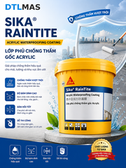 Sika Raintile 20kg - Sơn chống thấm đàn hồi gốc Acrylic, kháng UV