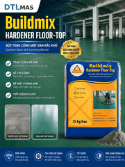 Buildmix Hardener Floor-Top Green 25kg - Bột rắc tăng cứng sàn màu Xanh