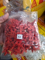 Ke Chữ Thập 5mm | Ke Nhựa Căn Ron Gạch 5mm, Ke Cộng Ốp Lát Chuyên Dụng