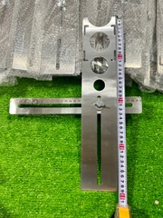 Thước định vị khoét lỗ gạch Inox 201 40cm, thước 2 đoạn