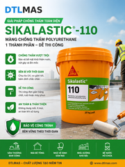 Sikalastic 110 - Thùng 20Kg - Chống thấm Polyurethane gốc nước