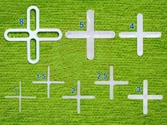 Ke chữ thập 1.5mm - Túi 100gr