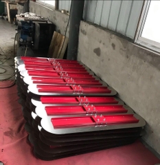 Thước gạt bê tông siêu phẳng mâm 1200x300mm - Tay cầm 3 đoạn nối dài 5.4m