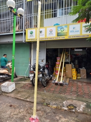 Cột biển báo giao thông D60mm, dày 1.4mm - Chưa gồm bản mã chân cột