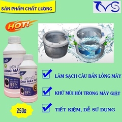 Bột tẩy lồng máy giặt TVS -  Lọ 250 gam
