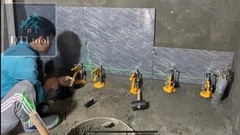 Kích chân gạch 600gam - Kích 3 trụ vàng