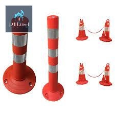 Cọc phân làn giao thông - Trụ dẻo 450x80x200