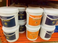 Keo Apoxy AE 3000 Bộ 10kg Màu Xám - Keo dán đá hai thành phần gốc Epoxy