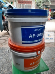 Keo Apoxy AE 3000 Bộ 20kg Màu Trắng - Keo dán đá hai thành phần gốc Epoxy