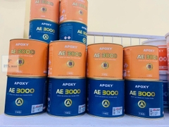 Keo Apoxy AE 3000 Bộ 2Kg Màu Xám - Keo dán đá hai thành phần gốc Epoxy