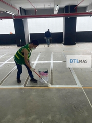 Băng Dính Giấy 1 Mặt Kẻ Vạch 15mm x 25m | Băng Keo Giấy Thi Công Sơn Giao Thông, Sàn Epoxy & Sân Thể Thao