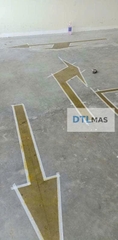 Băng Dính Giấy 1 Mặt Kẻ Vạch 15mm x 25m | Băng Keo Giấy Thi Công Sơn Giao Thông, Sàn Epoxy & Sân Thể Thao