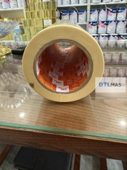 Băng Dính Giấy 1 Mặt Kẻ Vạch 20mm x 50m | Băng Keo Giấy Thi Công Sơn Giao Thông, Sàn Epoxy & Sân Thể Thao