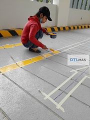 Băng Dính Giấy 1 Mặt Kẻ Vạch 20mm x 50m | Băng Keo Giấy Thi Công Sơn Giao Thông, Sàn Epoxy & Sân Thể Thao