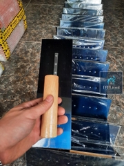 Bay bả phẳng 30x10cm. Bàn bả thép đen