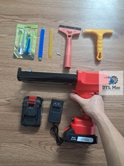 Bộ dụng cụ thi công keo chà ron Epoxy hai thành phần - Súng bơm, bàn gạt keo, sủi, bi cầu, lăn mạch