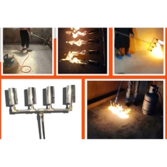 Bộ Khò Ga Công Nghiệp Cán Dài 5 Đầu Khò D50