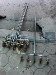 Bộ Khò Ga Công Nghiệp Cán Dài 5 Đầu Khò D50