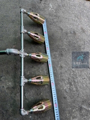 Bộ Khò Ga Công Nghiệp Cán Dài 5 Đầu Khò D50