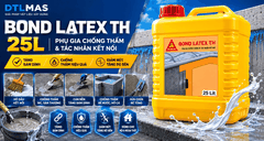 Bond Latex TH 25L | Phụ Gia Chống Thấm & Tác Nhân Kết Nối
