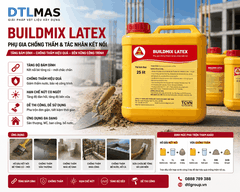[Mã Dự Án] Buildmix Latex 25L | Phụ Gia Chống Thấm & Kết Nối Bê Tông