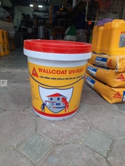 Buildmix Wallcoat UV-Flex 18kg - Sơn chống thấm nội ngoại thất gốc Acrylic đàn hồi cao