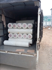 Nilon trải nền, lót nền đổ bê tông. Nilon loại dày 0.05mm, khổ 1.2m mở rộng 2.4m, 19-20m2/kg, cuộn khoảng 55kg