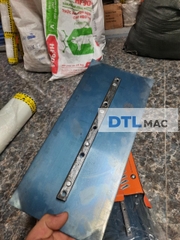 Cánh Máy Xoa Nền Bê Tông 340x150x1.2mm Xanh - Góc Vuông | Lưỡi Xoa Hoàn Thiện Sàn Bê Tông Cho Máy Xoa 900–1000mm