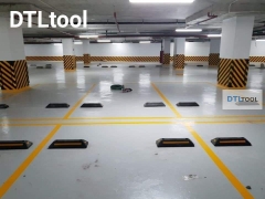 Chặn Bánh Xe PVC 550x155x90mm SDTL | Cục Chặn Lùi Xe Ô Tô Cho Tầng Hầm & Bãi Đỗ Xe