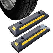 Chặn Bánh Xe PVC 550x155x90mm SDTL | Cục Chặn Lùi Xe Ô Tô Cho Tầng Hầm & Bãi Đỗ Xe