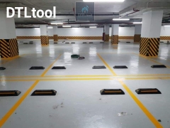 Chặn lùi PVC 550x155x90mm. Kích thước dài 550mm x rộng 155mm x cao 90mm SDTL