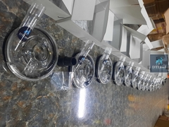 Chụp hút bụi lắp máy mài cầm tay D125mm. Ngăn bụi khi thi công mài, có khay tháo lắp khi mài góc chân tường
