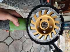 Vành chụp hút bụi đường kính 20cm, cao 2cm. Lắp chụp D100, D125mm