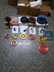 Chụp hút bụi lắp máy mài cầm tay D150mm. Ngăn bụi khi thi công mài, có khay tháo lắp khi mài góc chân tường