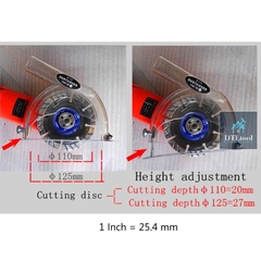 Hộp Bảo Vệ. Chụp Hút Bụi Máy Cắt Cầm Tay D125mm