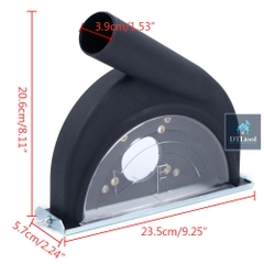 Hộp Bảo Vệ. Chụp Hút Bụi Máy Cắt Cầm Tay 150mm