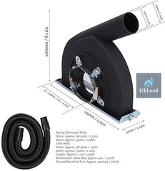 Hộp Bảo Vệ. Chụp Hút Bụi Máy Cắt Cầm Tay 180mm