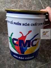 Sơn Giao Thông CMC Màu Đen 5Kg - Giải Pháp Kẻ Vạch Nhà Xưởng và Bãi Xe Bền Đẹp