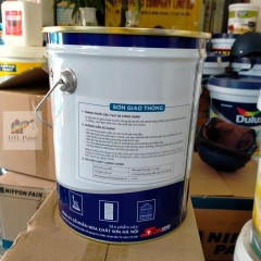 Sơn Giao Thông CMC Màu Ghi 25Kg - Giải Pháp Kẻ Vạch Nhà Xưởng và Bãi Xe Bền Đẹp