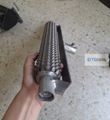 Rulo Con Lăn Tạo Nhám Mặt Bê Tông Gai Caro 10x10x10mm | Dài 49cm | DTLTOOL