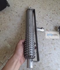 Rulo Con Lăn Tạo Nhám Mặt Bê Tông Gai Caro 10x10x10mm | Dài 49cm | DTLTOOL
